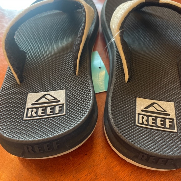 REEF MENS PHANTOMS FLIP FLOP SANDALS BLACK SIZE:4 main image 6